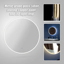 80cm LED Wall Mirror Bathroom Mirrors Light Decor Round-7