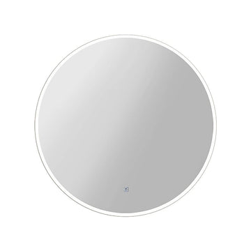 90cm LED Wall Mirror Bathroom Mirrors Light Decor Round - 0