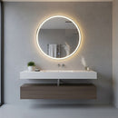 90cm LED Wall Mirror Bathroom Mirrors Light Decor Round-5