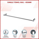Single Towel Rail - 615mm-3