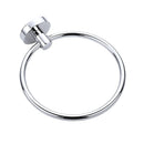 Classic Chrome Towel Bar Rail Ring Bathroom-3