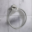Classic Chrome Towel Bar Rail Ring Bathroom-5