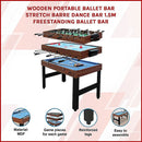 4FT 3-in-1 Games Foosball Soccer Hockey Pool Table-3