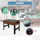 4FT 3-in-1 Games Foosball Soccer Hockey Pool Table-8
