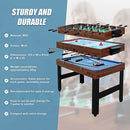 4FT 3-in-1 Games Foosball Soccer Hockey Pool Table-13