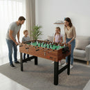 4FT 3-in-1 Games Foosball Soccer Hockey Pool Table-2
