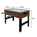 4FT 3-in-1 Games Foosball Soccer Hockey Pool Table-14
