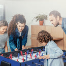4FT 12-in-1 Combo Games Tables Foosball Soccer Basketball Hockey Pool Table Tennis-1