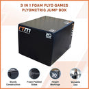 3 IN 1 Foam Plyo Games Plyometric Jump Box-3