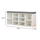 Shoe Cabinet Bench Shoes Storage Rack Organiser Wooden Shelf Cupboard Box-11