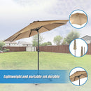 9FT Patio Umbrella Outdoor Garden Table Umbrella with 8 Sturdy Ribs-6