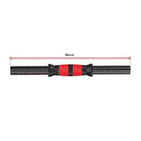 30kg Adjustable Rubber Dumbbell Set Barbell Home GYM Exercise Weights-12