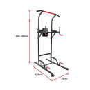 Power Tower Chin Up Bar Push Pull Up Knee Raise Weight Bench Gym Station-12