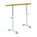 Wooden Portable Ballet Bar Stretch Barre Dance Bar 1.5M Freestanding Ballet Bar-4