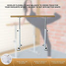 Wooden Portable Ballet Bar Stretch Barre Dance Bar 1.5M Freestanding Ballet Bar-6