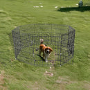 24" 8 Panel Pet Dog Playpen Puppy Exercise Cage Enclosure Fence Play Pen-2