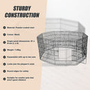 24" 8 Panel Pet Dog Playpen Puppy Exercise Cage Enclosure Fence Play Pen-3