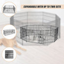 24" 8 Panel Pet Dog Playpen Puppy Exercise Cage Enclosure Fence Play Pen-6