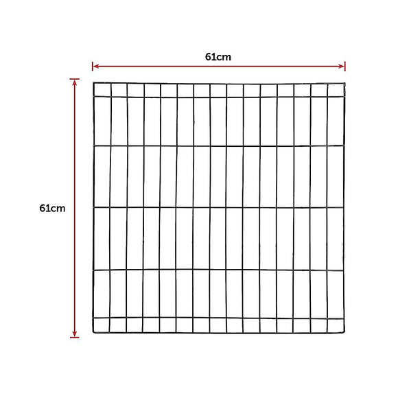 24" 8 Panel Pet Dog Playpen Puppy Exercise Cage Enclosure Fence Play Pen