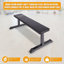 Fitness Flat Bench Weight Press Gym Home Strength Training Exercise-8