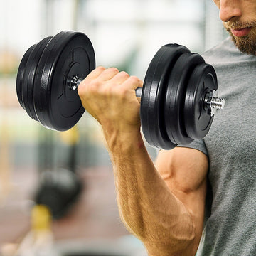 40KG Dumbbell Adjustable Weight Set - 0