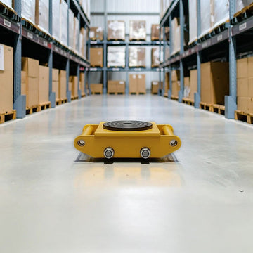 Heavy Duty Machine Dolly Skate Machinery Roller Mover Cargo Trolley 6T - 0