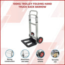 100kg Trolley Folding Hand Truck Sack Barrow-3