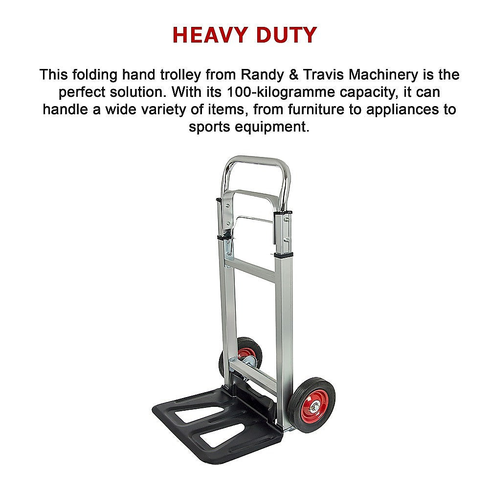 100kg Trolley Folding Hand Truck Sack Barrow