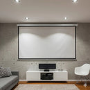 100 Inch 16:9 Manual Pull Down Outdoor Projector Projection Screen Theater Movie-2