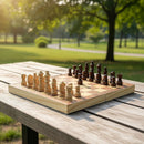 Chess Board Games Folding Large Chess Wooden Chessboard Set Wood Toy Gift-4