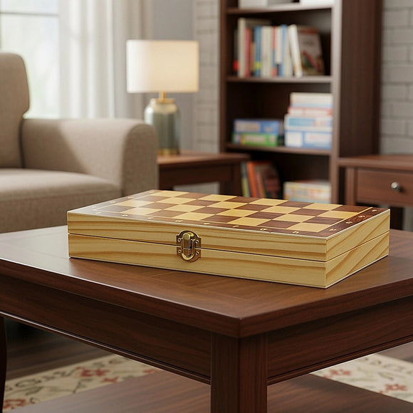 Chess Board Games Folding Large Chess Wooden Chessboard Set Wood Toy Gift