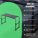 Overbed Table Work Laptop Desk with Wheels-2