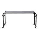 Overbed Table Work Laptop Desk with Wheels-3