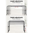 Overbed Table Work Laptop Desk with Wheels-8