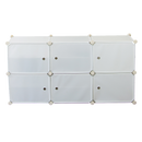White Cube DIY Shoe Cabinet Rack Storage Portable Stackable Organiser Stand-6
