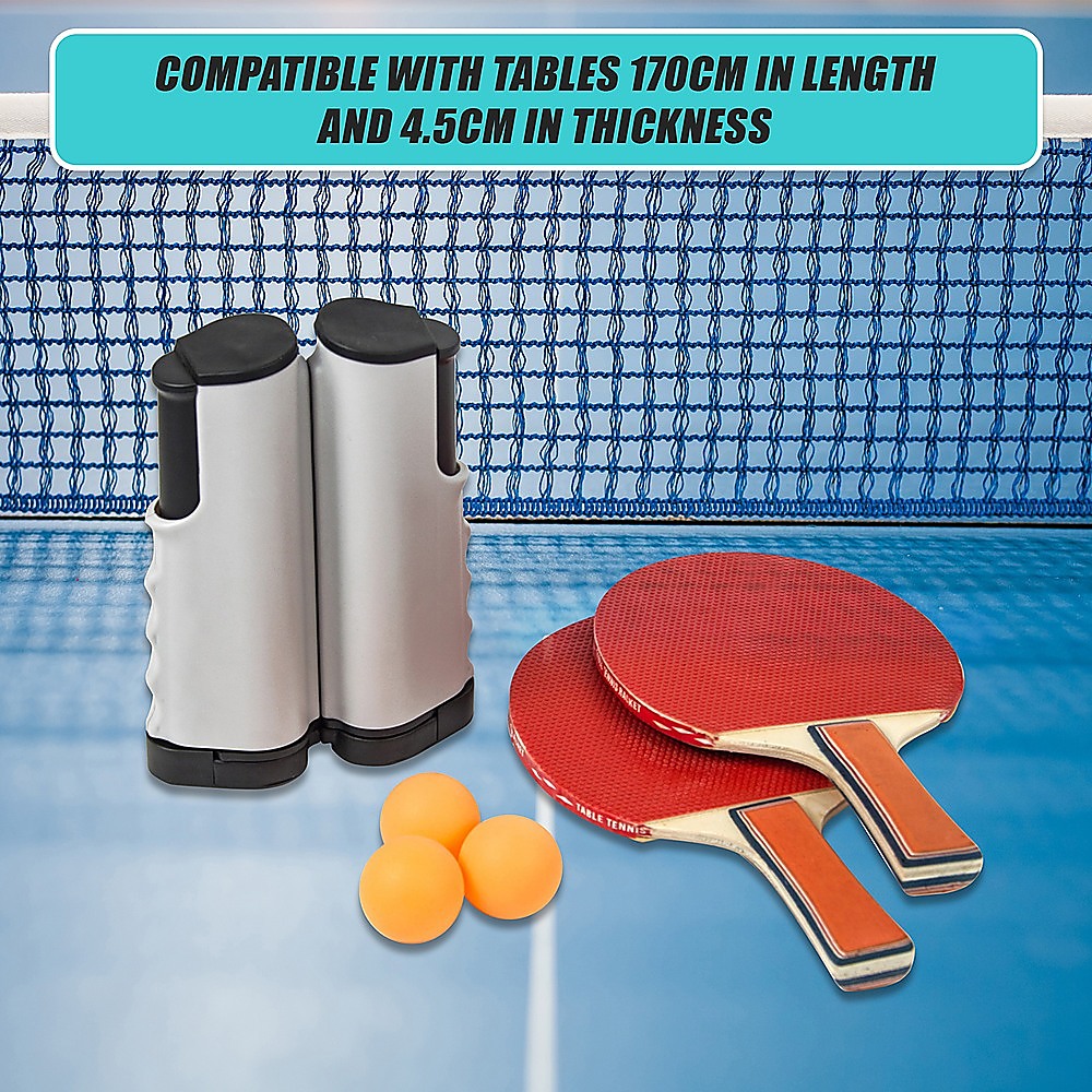 Table Tennis Game Indoor Portable Travel Ping Pong Ball Set Extendable