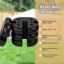 4pcs Outdoor Canopy Tent Leg Weights Anchor Stand Heavy Duty Gazebo Discs Base-4
