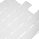 Tiles 3D Peel and Stick Wall Tile Subway White (30 x 30cm x 10 sheets)-4