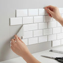 Tiles 3D Peel and Stick Wall Tile Subway White (30 x 30cm x 10 sheets)-2