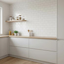 Tiles 3D Peel and Stick Wall Tile Subway White (30 x 30cm x 10 sheets)-5