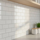 Tiles 3D Peel and Stick Wall Tile Subway White (30 x 30cm x 10 sheets)-8