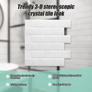 Tiles 3D Peel and Stick Wall Tile Subway White (30 x 30cm x 10 sheets)-8