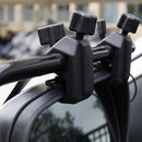 2x Towing Mirrors Pair Clip on Multi Fit Clamp On Towing Caravan 4X4 Trailer-2