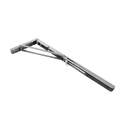 2x 20" Stainless Steel Folding Table Bracket Shelf Bench 50kg Load Heavy Duty-7