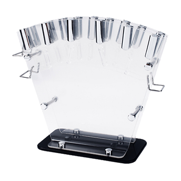 Kitchen 17 Piece Knife Set with Block and Sharpener Chef Knives