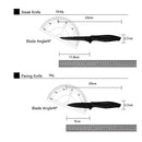 Kitchen 17 Piece Knife Set with Block and Sharpener Chef Knives-14
