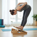 Wooden Slant Exercise Board With Adjustable Incline And Non-Slip Surface-1
