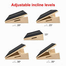 Wooden Slant Exercise Board With Adjustable Incline And Non-Slip Surface-9