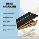 Wooden Slant Exercise Board With Adjustable Incline And Non-Slip Surface-10