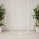 2M Wedding Hoop Round Circle Arch Backdrop Flower Display Stand Frame Background-2